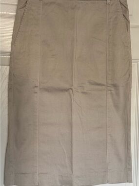 Beige Pencil Skirt for Women